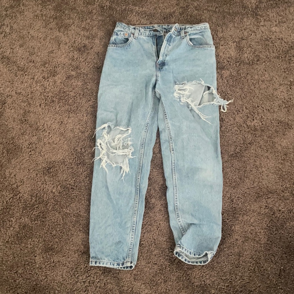 Levi’s high waisted boyfriend/mom jeans